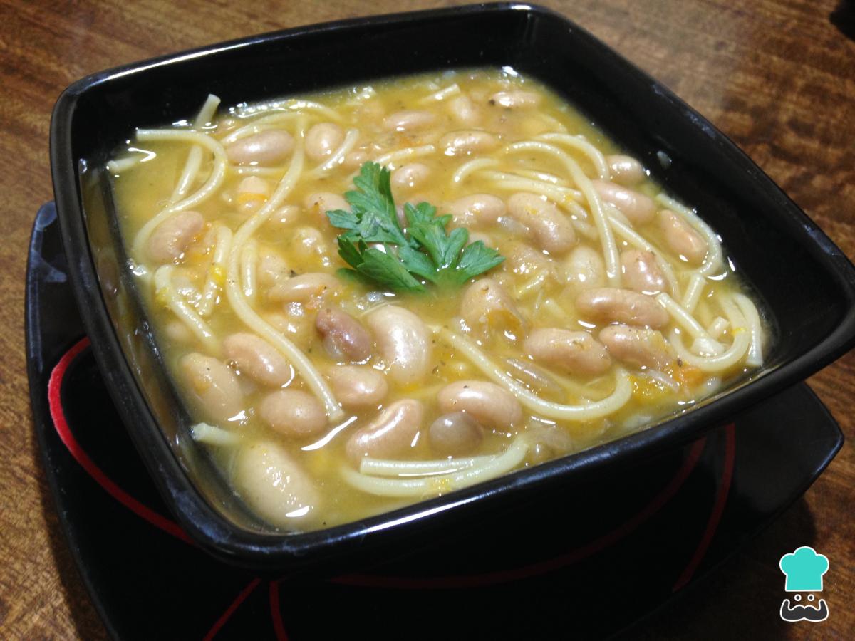 Receta de Porotos con riendas