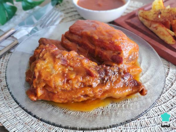 Receta de Pechito de cerdo a la barbacoa - Paso 6