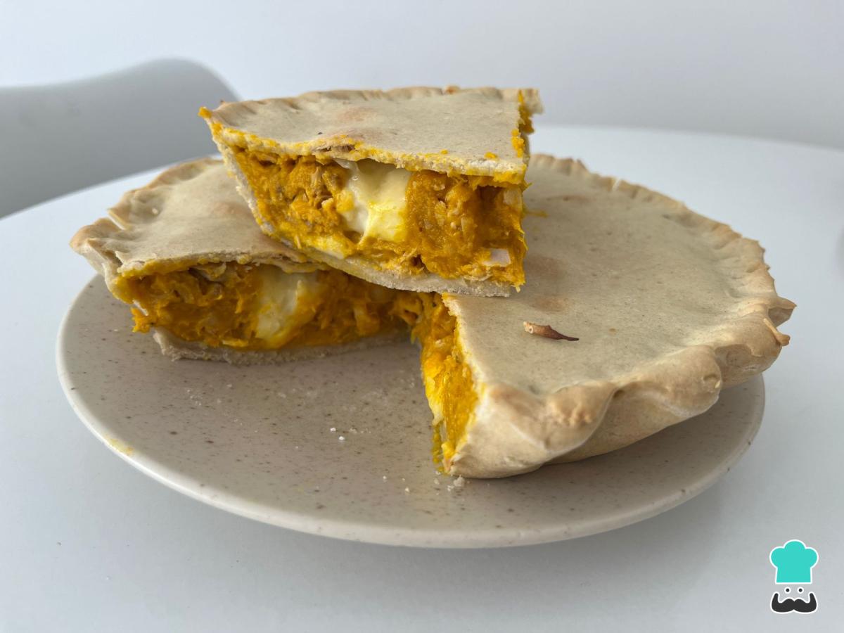 Receta de Tarta de pollo y calabaza