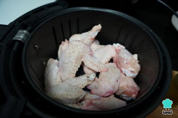 Receta de Alitas de pollo crujientes en freidora de aire - Paso 2