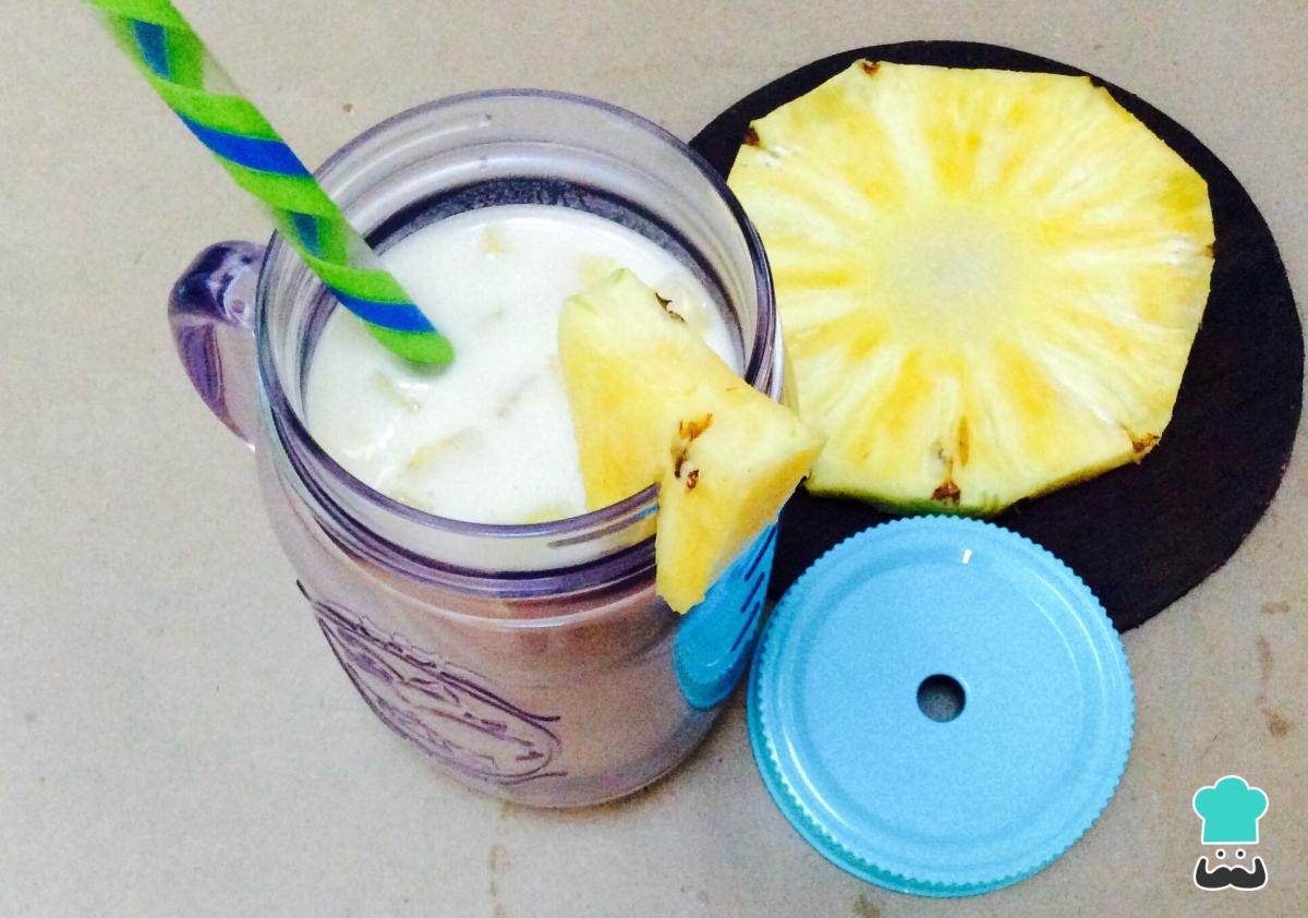 Receta de Yogur casero de piña