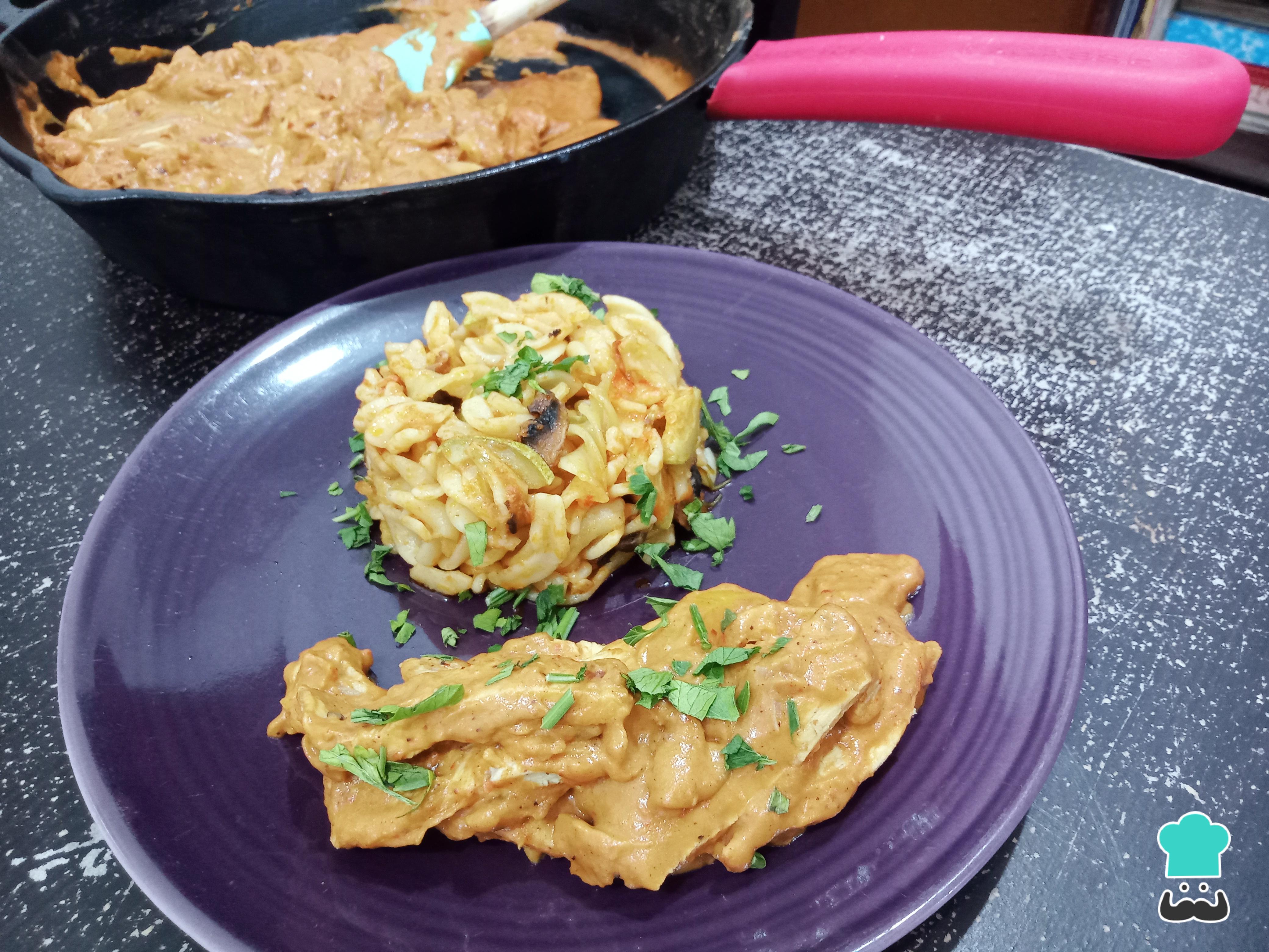 Fajitas de pollo con chipotle Receta ORIGINAL