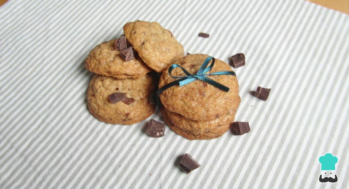 Receta de Galletas con pepitas de chocolate sin lactosa