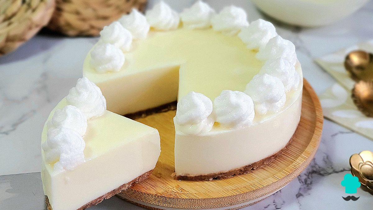 Receta de Tarta de queso con leche condensada sin horno: un postre fácil, rápido y muy cremoso