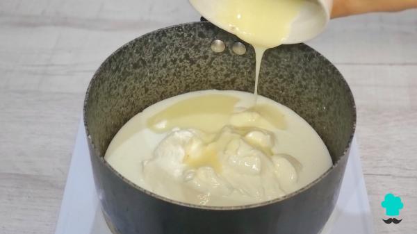 Receta de Tarta de queso con leche condensada sin horno: un postre fácil, rápido y muy cremoso - Paso 5