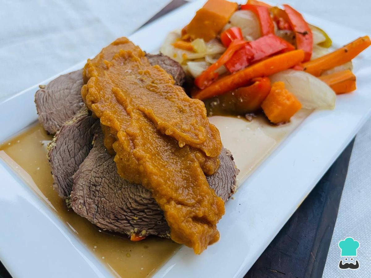 Receta de Peceto al horno con verduras