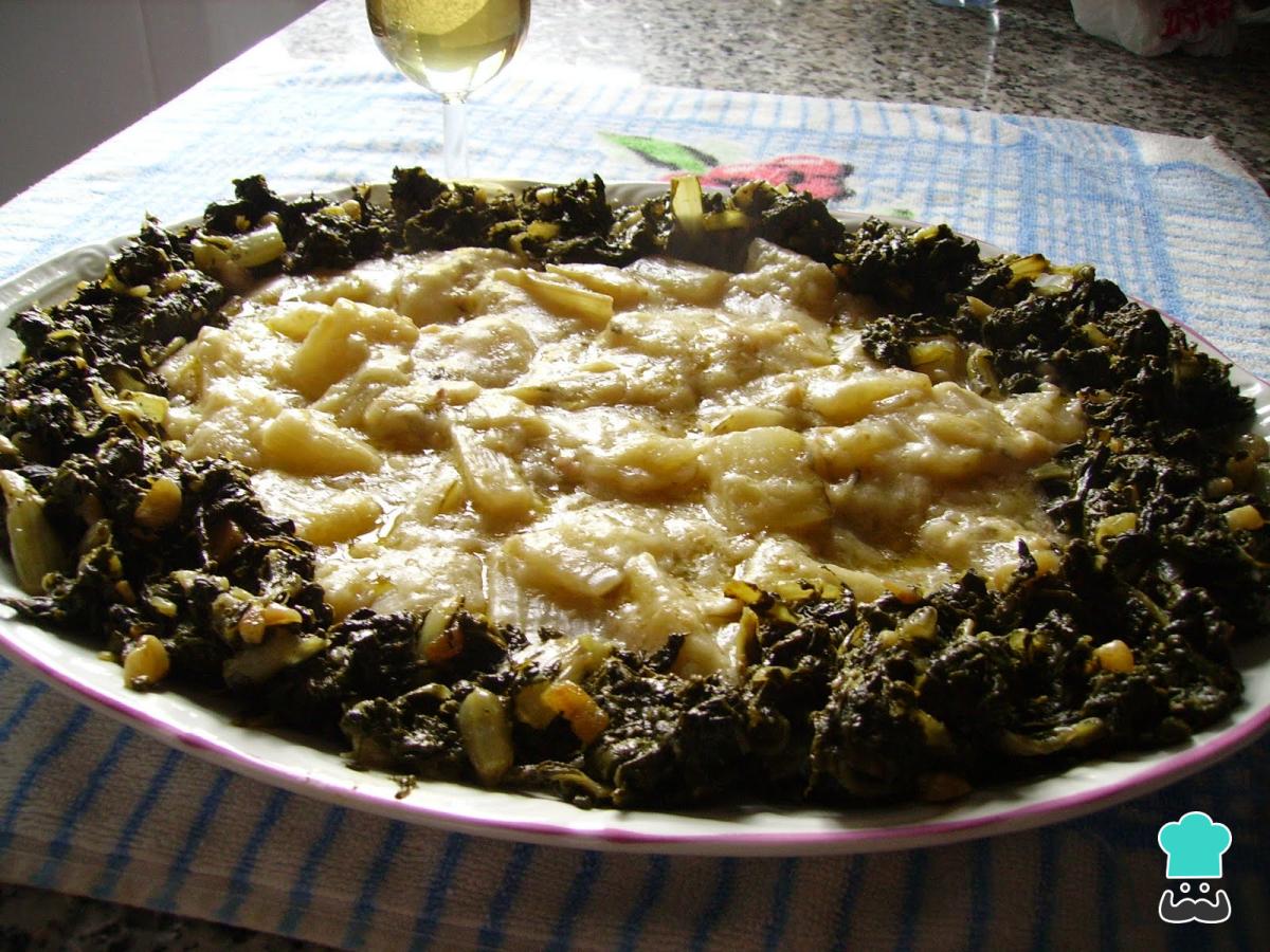 Receta de Acelga con almendras