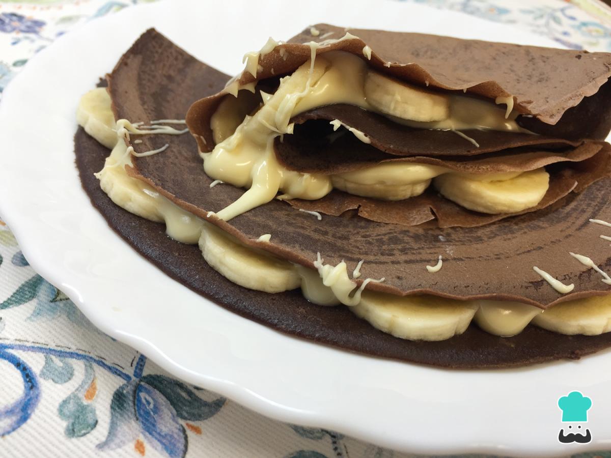 Receta de Crepes de chocolate