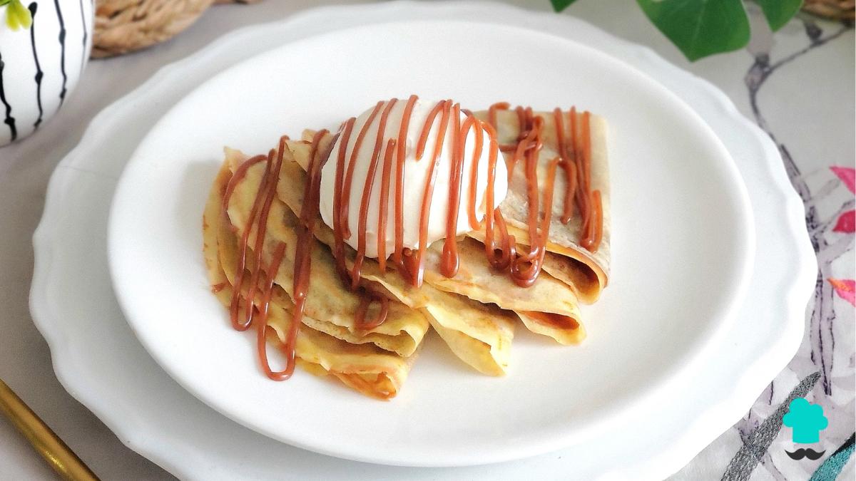 Receta de Crepes de dulce de leche con helado: el postre fácil que combina frío y calor en cada bocado