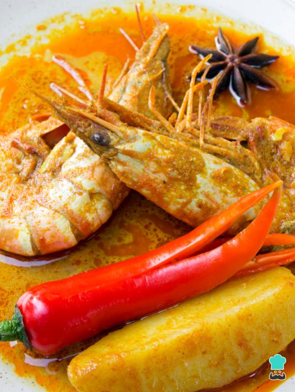 Receta de Thermomix: Patatas con fumet de gambas
