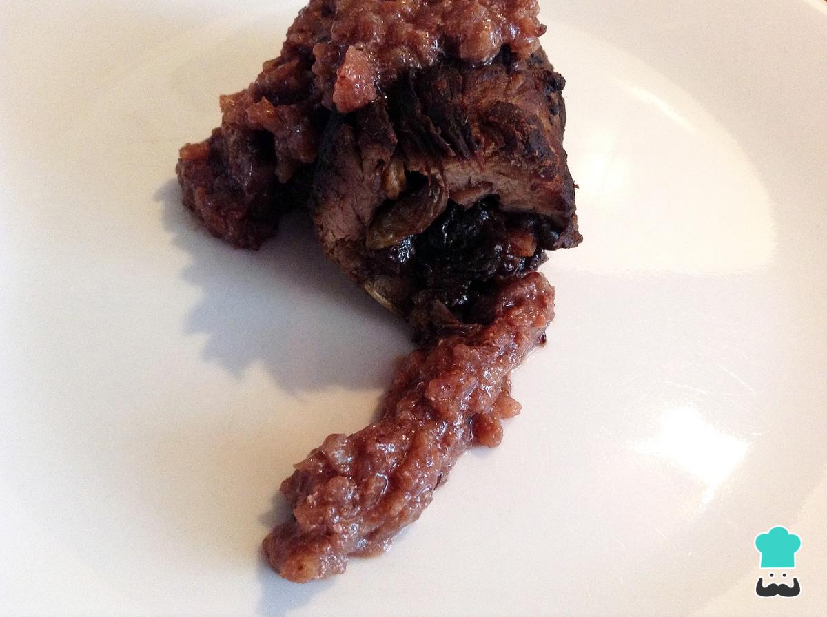 Receta de Lomo relleno de ciruelas