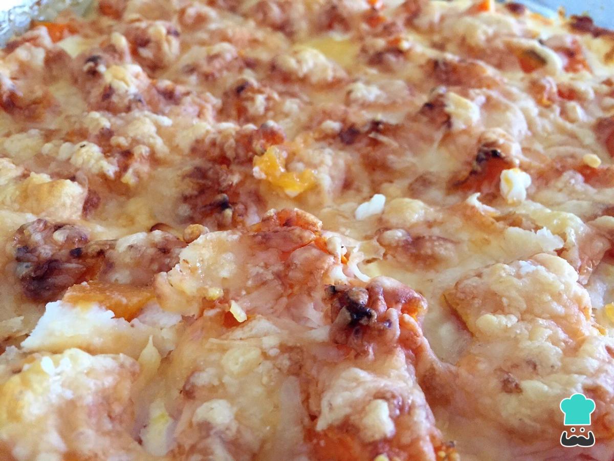 Receta de Calabaza gratinada con queso