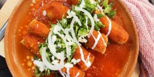 Receta de Enchiladas de queso