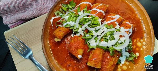 Receta de Enchiladas de queso - Paso 6