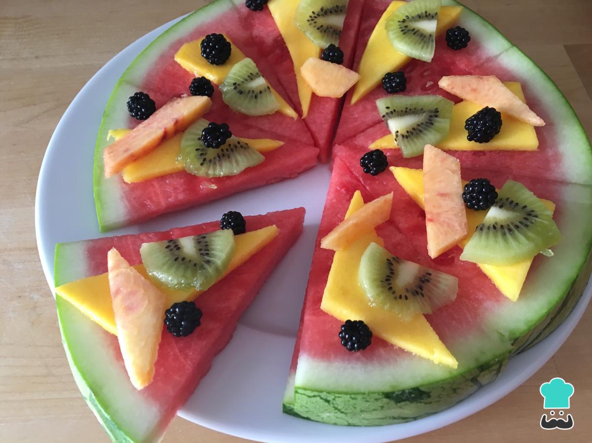 Receta de Pizza de sandía