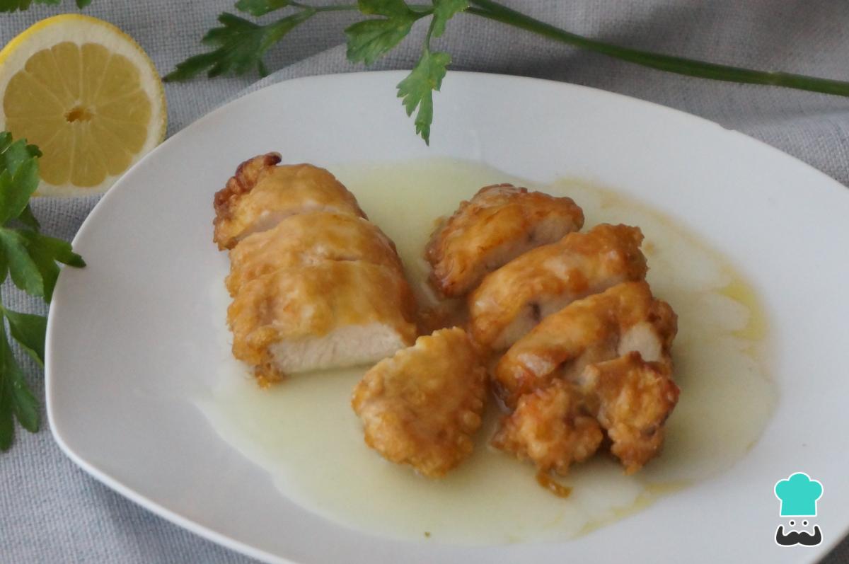 Receta de Pollo al limón estilo chino
