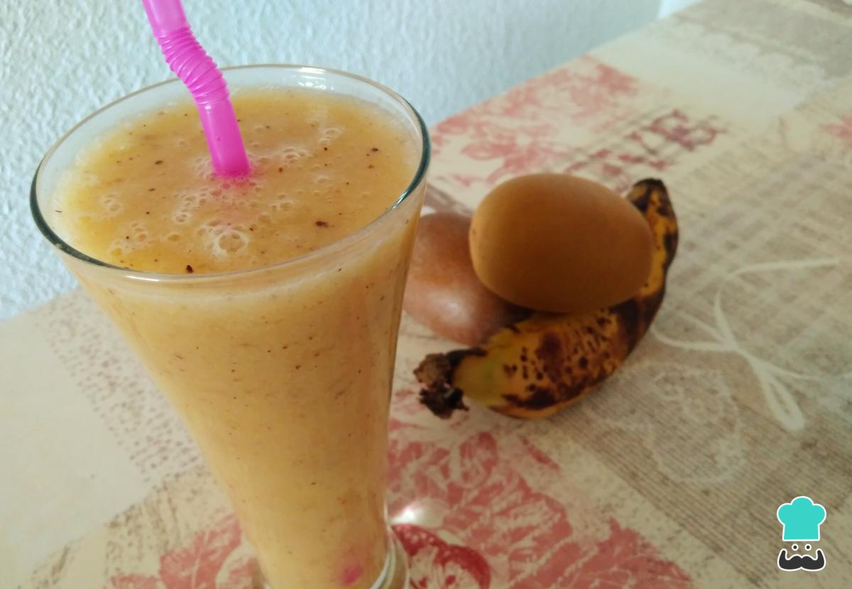 Batido de plátano y kiwi