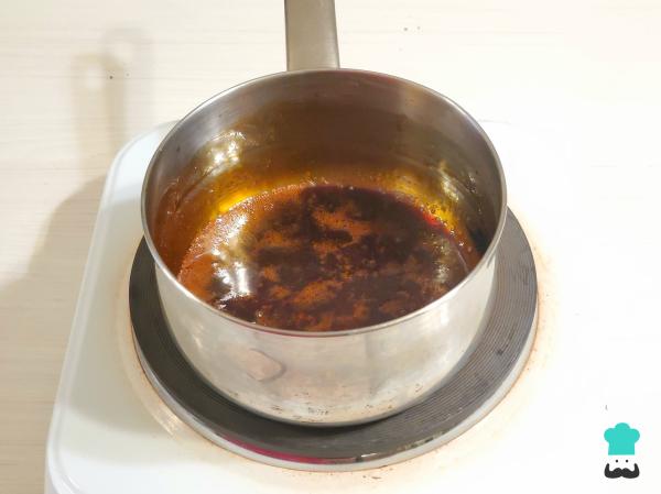 Receta de Caramelo líquido para flan - Paso 5