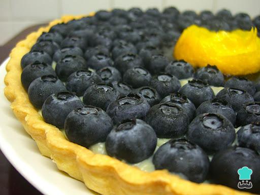 Receta de Tarta de queso y confitura de arándanos
