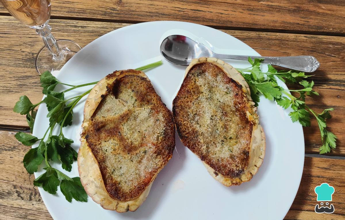 Receta de Buey de mar relleno