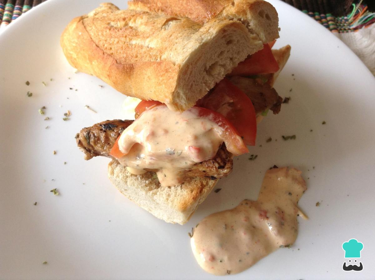 Receta de Club sándwich de pollo