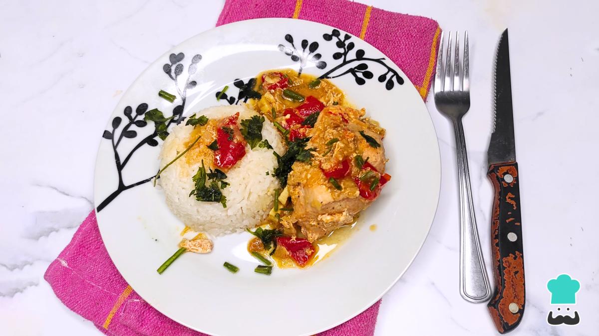 Receta de Pollo al jugo con arroz