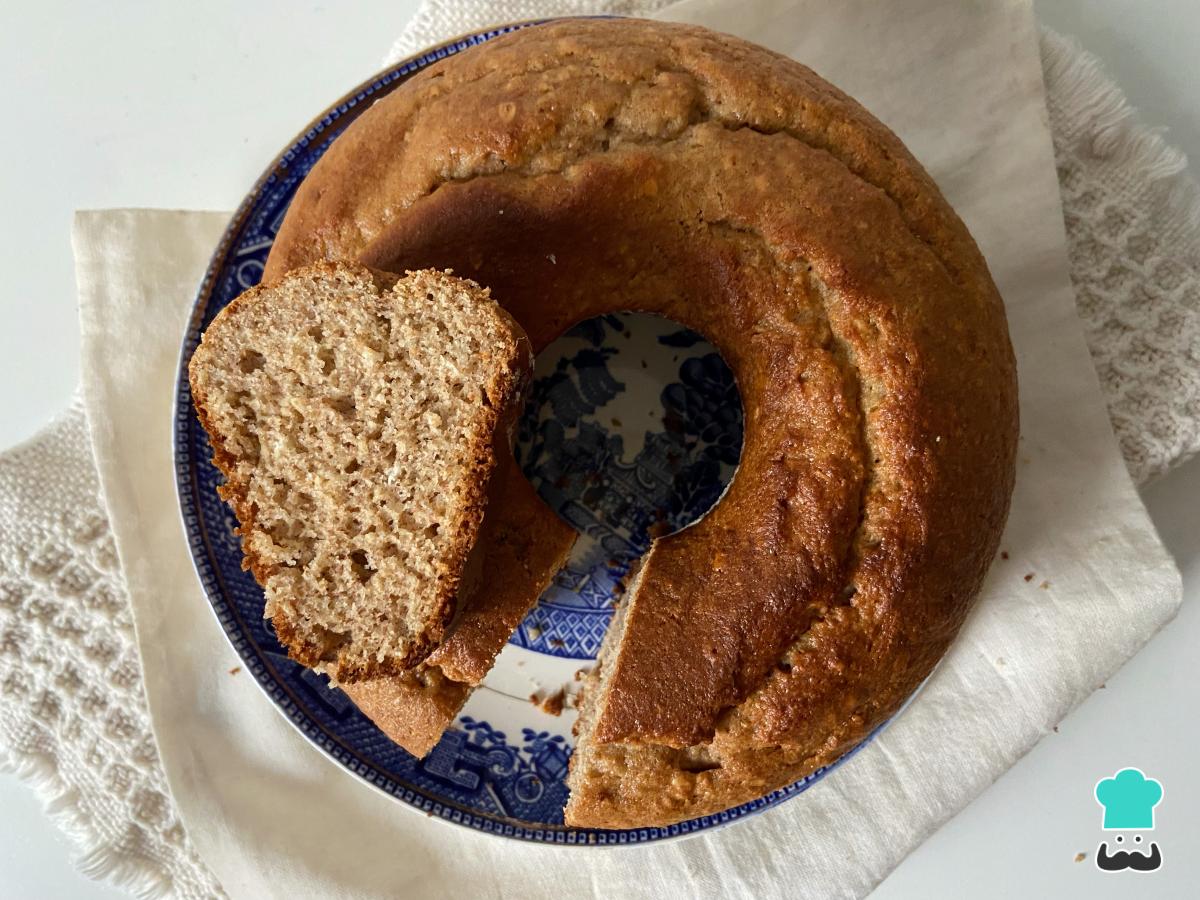 Receta de Budín de banana y avena fácil y rápido