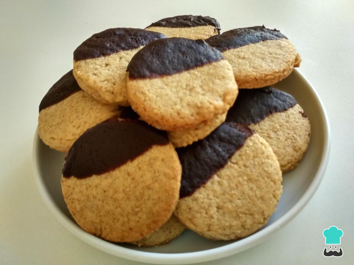 Receta de Galletas integrales de chocolate