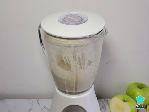Licuado de manzana y avena para bajar de peso - Paso 4
