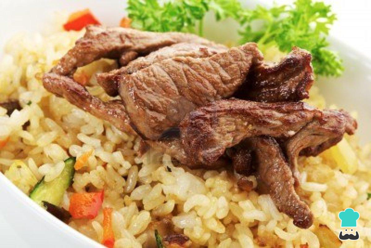Receta de arroz de carnes