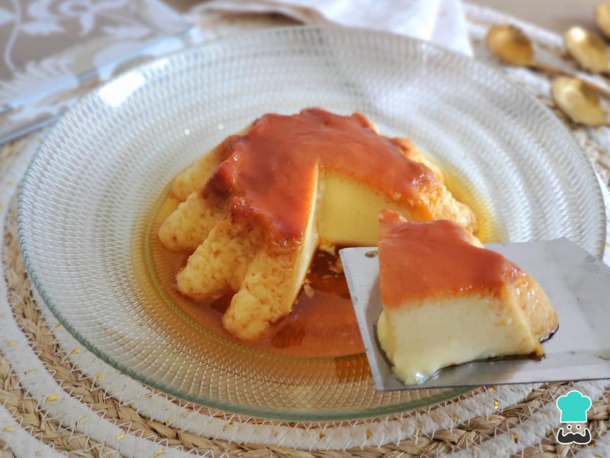 Receta de Flan de huevo en olla express