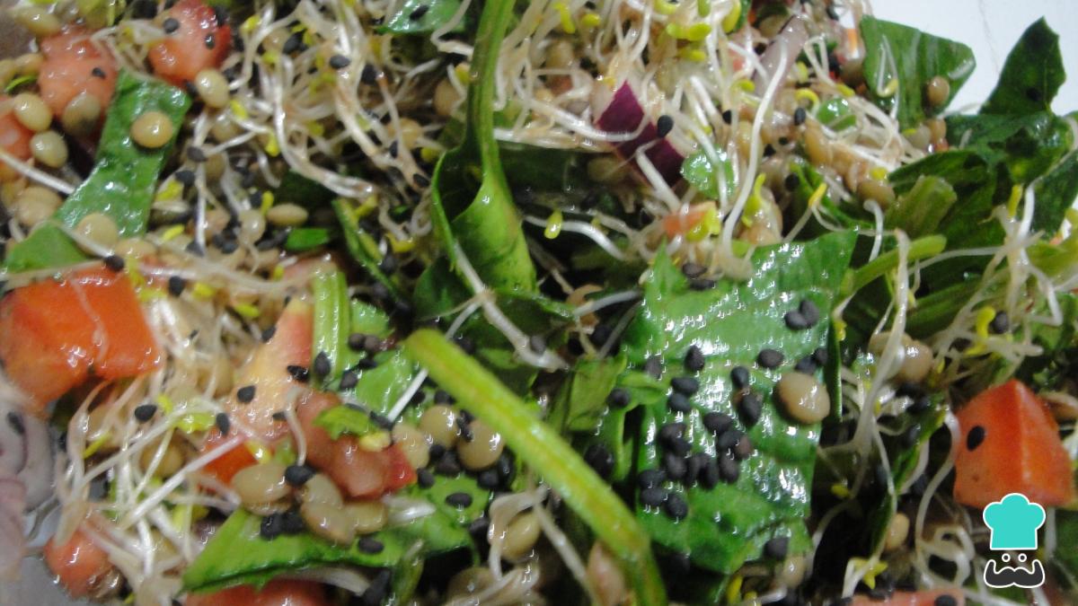 Receta de Ensalada de lentejas para embarazadas