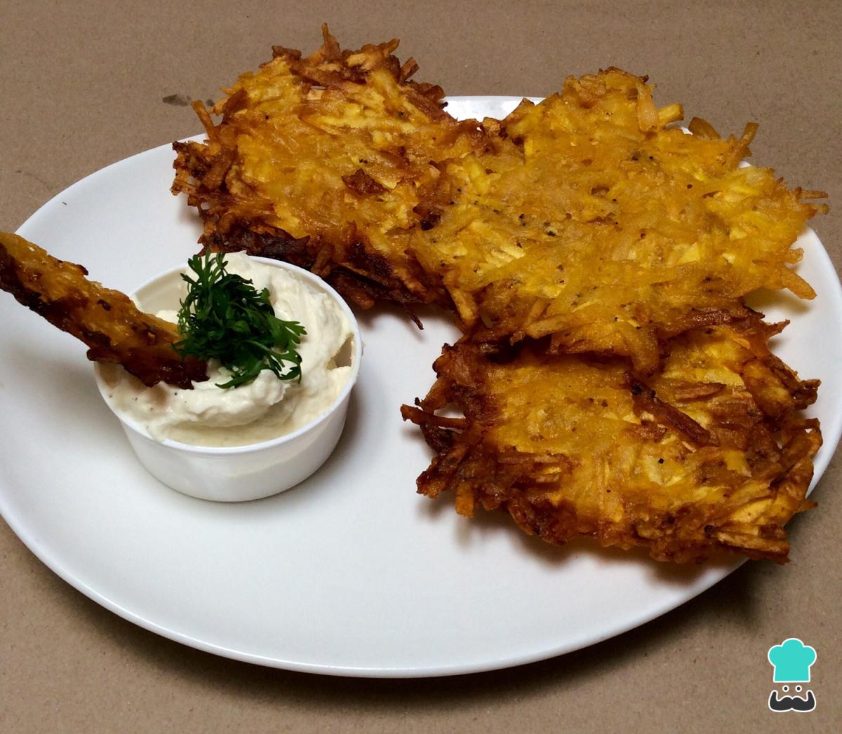 Receta de Patacones crujientes con crema agria