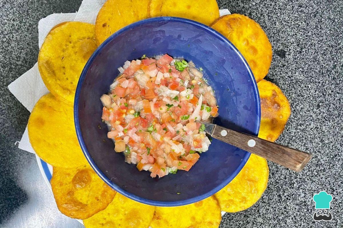 Receta de Sopaipillas con pebre