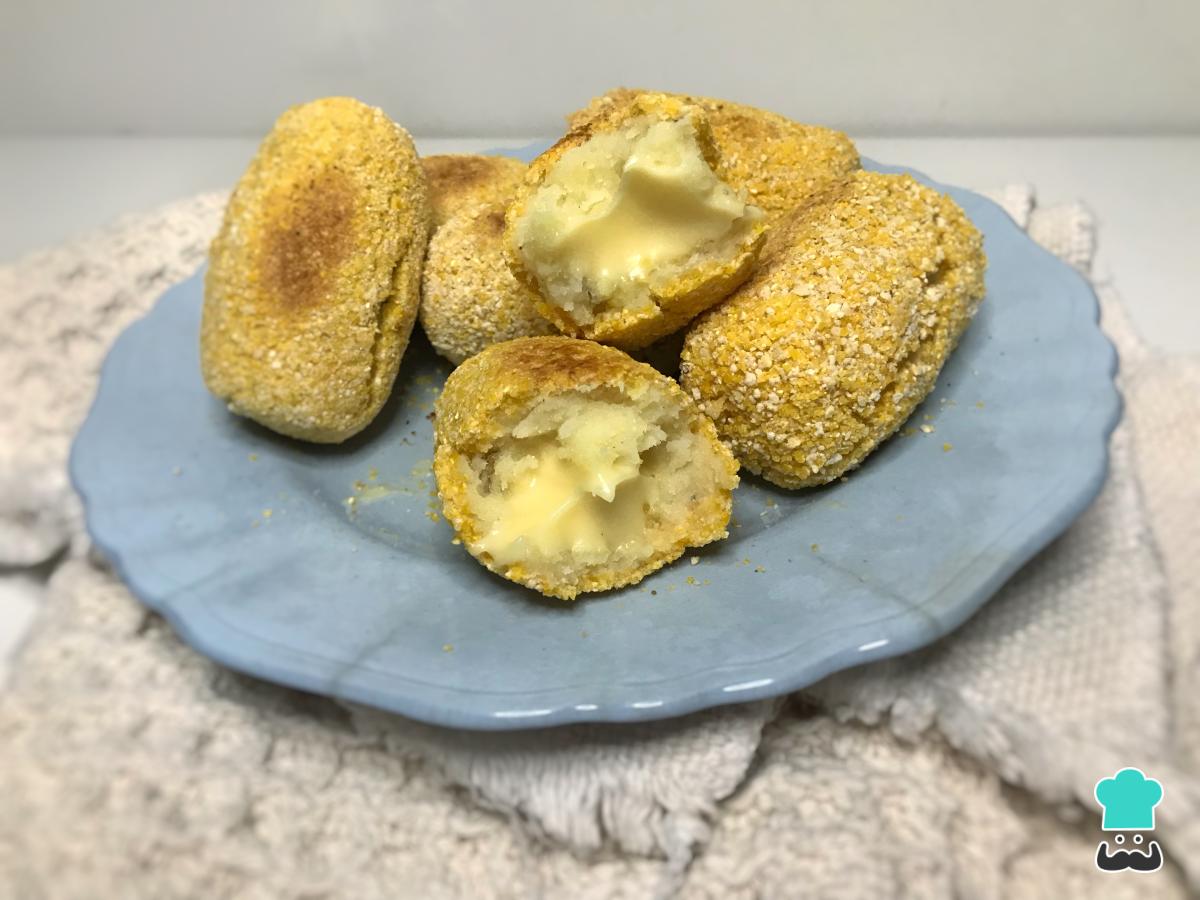 Receta de Croquetas de papa al horno