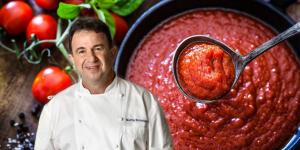El secreto de Martín Berasategui para una salsa de tomate perfecta: "No se hace con azúcar, la clave es echar esta cantidad justa de vino blanco"