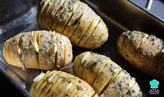 Patatas Hasselback - Fácil