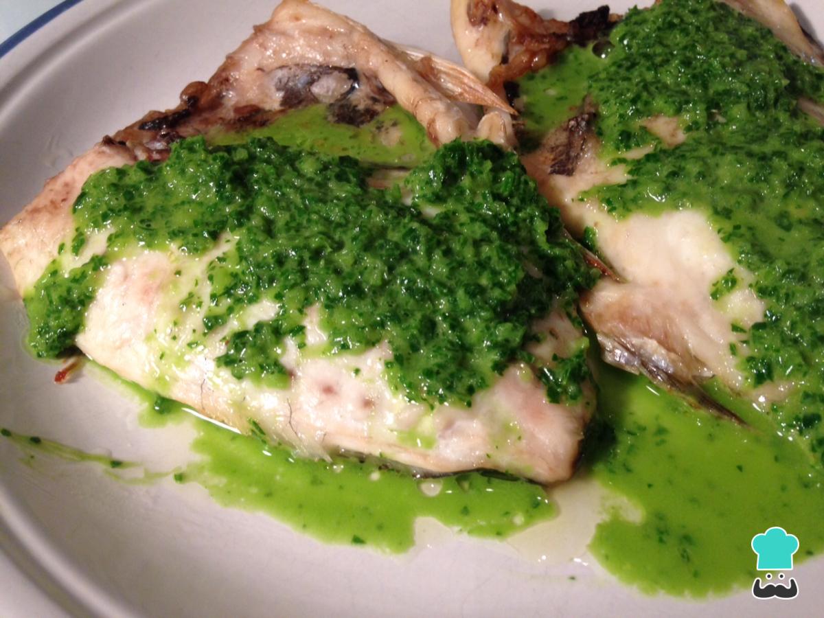 Receta de Dorada en salsa verde