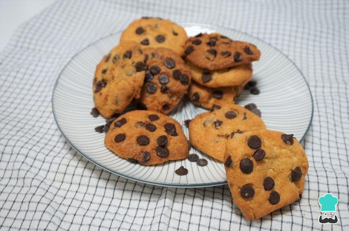 Receta de Galletas con chispas de chocolate caseras