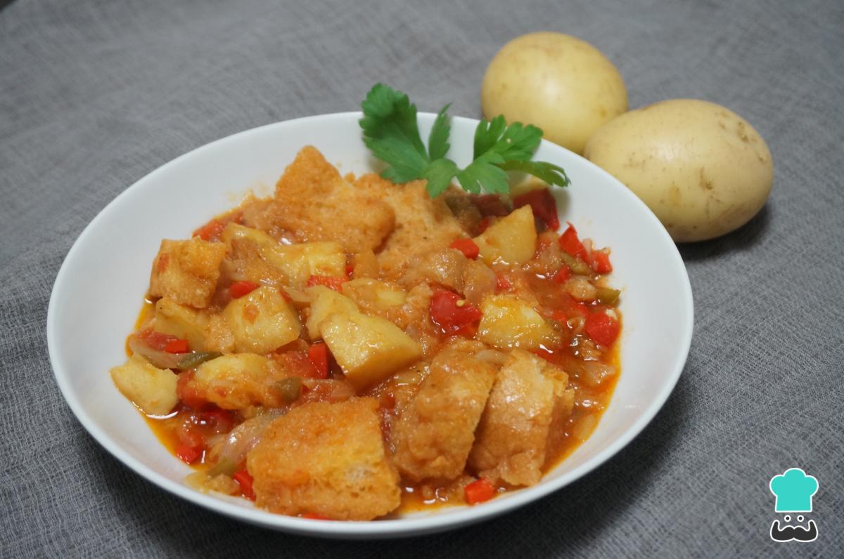 Receta de Sopa de patatas extremeña