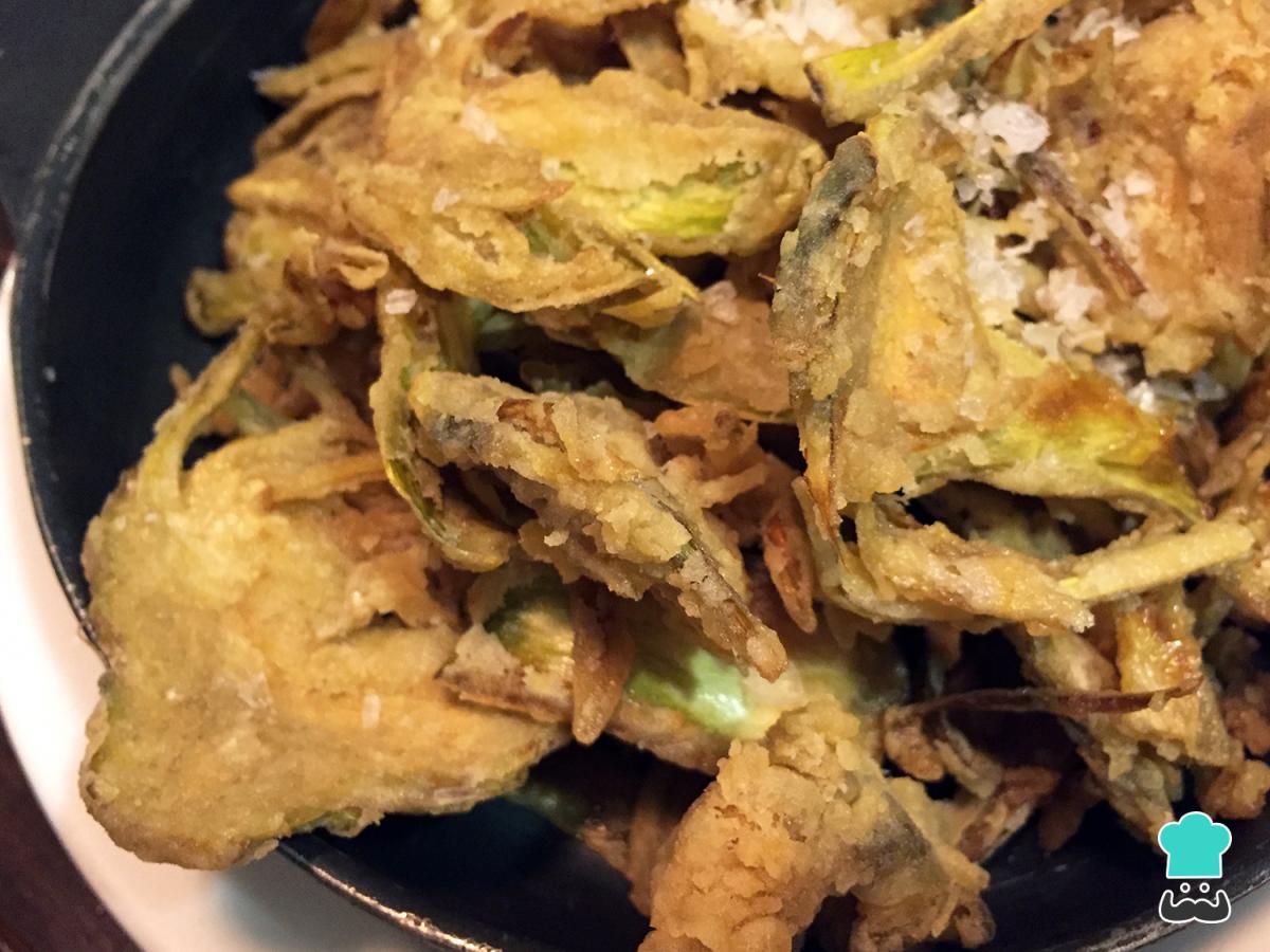 Receta de Alcachofas rebozadas fritas, ¡muy crujientes!