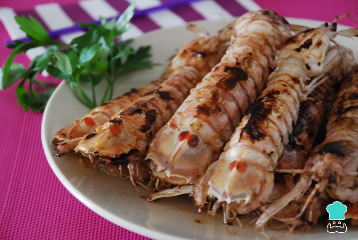 Receta de Galeras a la plancha