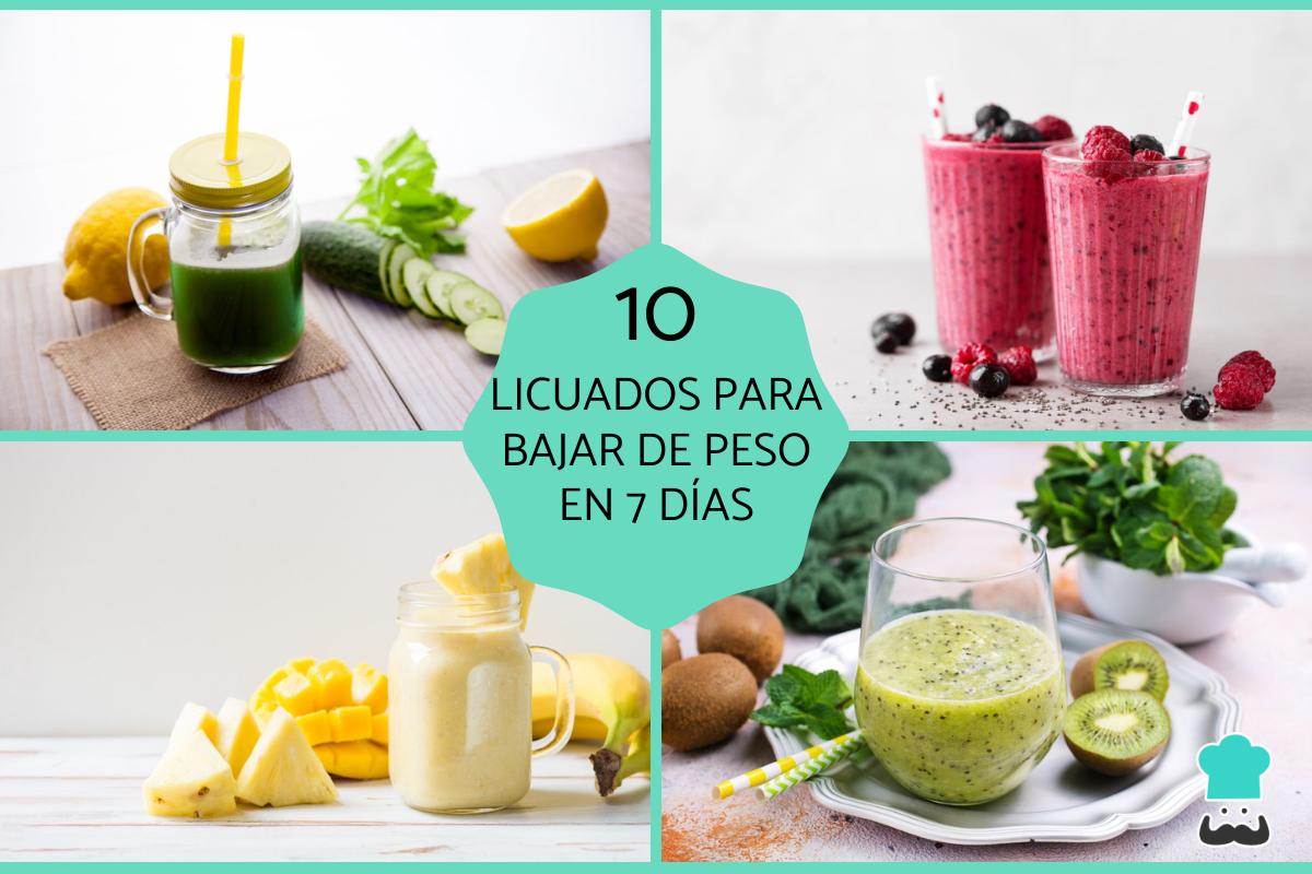 Licuados para bajar de peso en 7 días