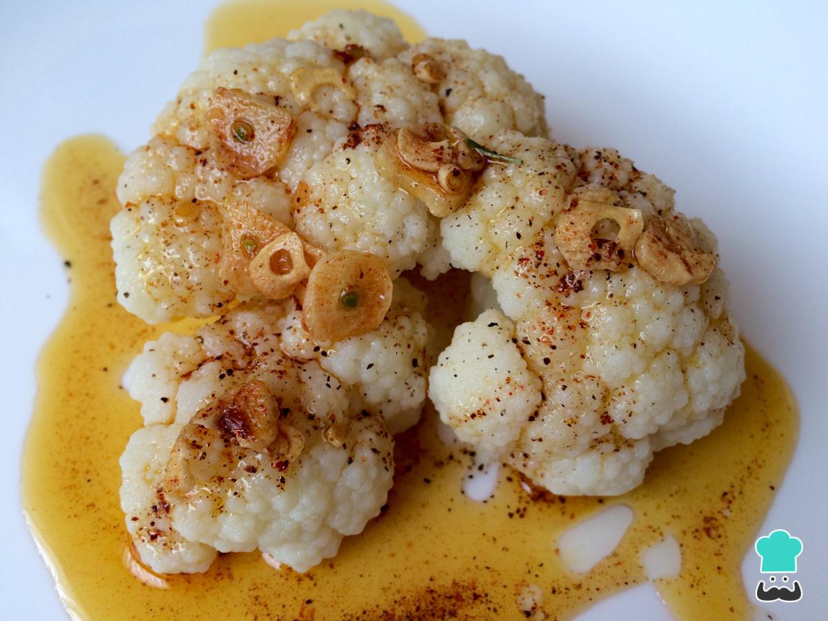 Receta de Coliflor al ajoarriero