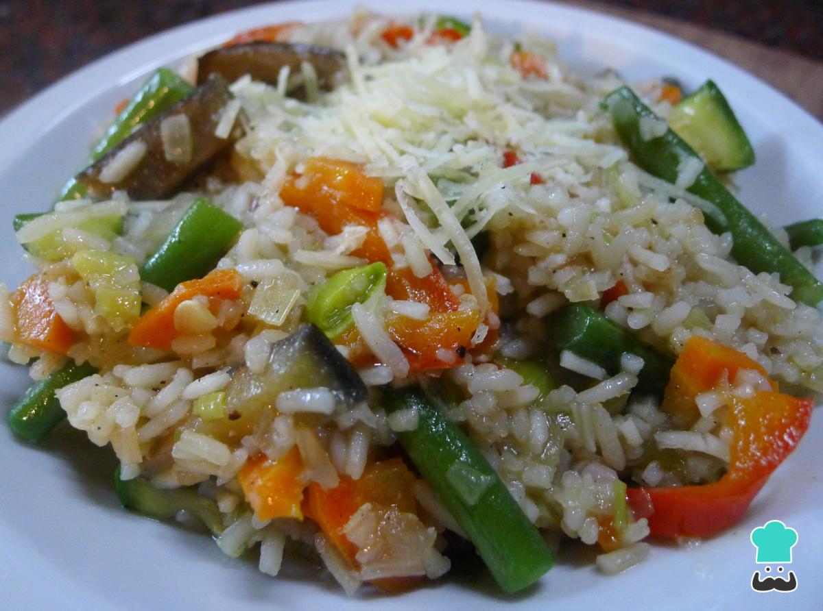 Receta de Risotto vegetariano