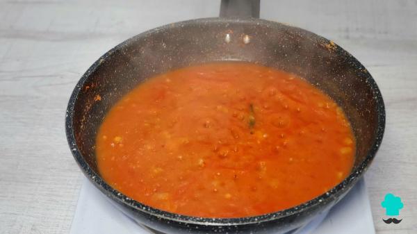 Receta de Pasta a la Amatriciana: el truco para conseguir un guanciale crujiente y una salsa espectacular - Paso 4