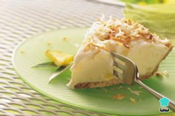 Receta de Piña con crema