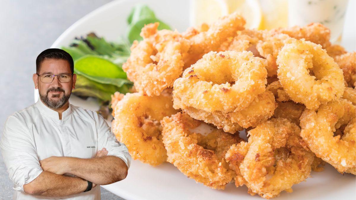 Dani García, chef: “Los calamares fritos quedan más crujientes con esta mezcla de harina, huevo y cerveza”