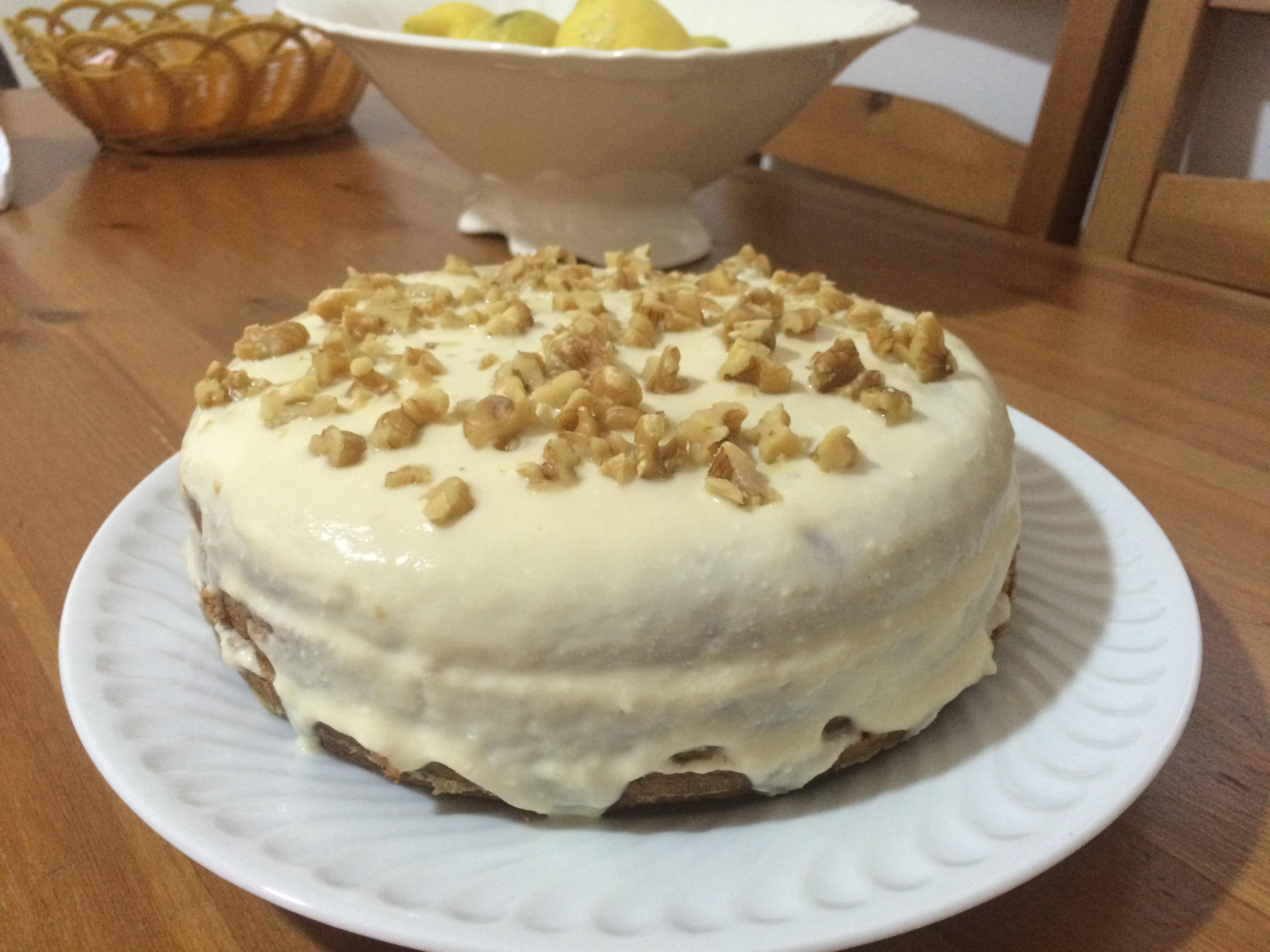 Carrot cake con frosting de queso ¡Pura maravilla!