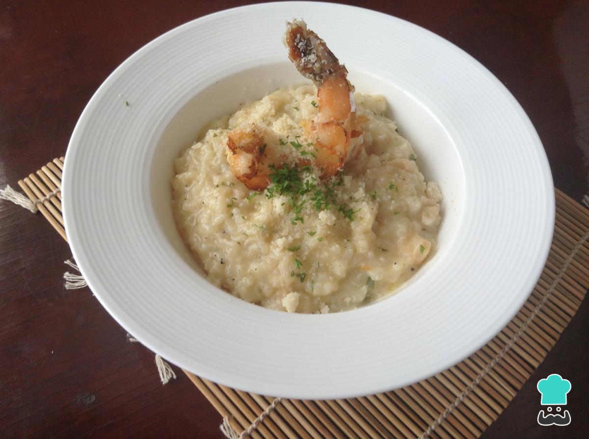 Receta de Risotto de langostinos